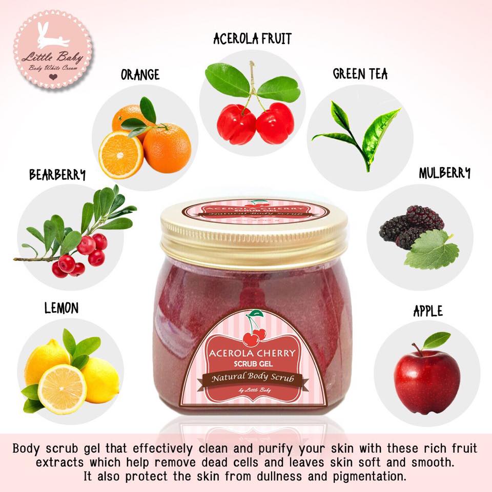 เชอร์รี่สครับเจลขัดผิว (ACEROLA CHERRY SCRUB GEL)