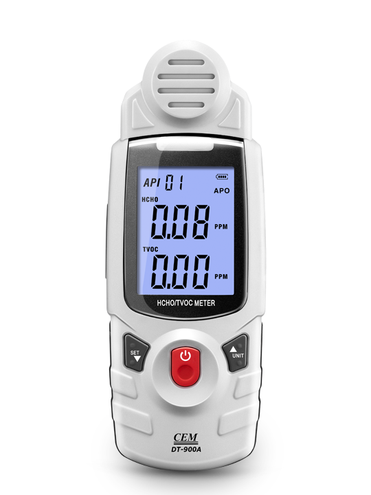 CEM รุ่นDT-900Aเครื่องวัดแก๊สฟอร์มาลดีไฮด์Formaldehyde Meter #DT-900A(2-in-1),Meas.range:(Hcho)0.00~5.00mg/m³&(Tvoc)0.00~9.99mg/m³