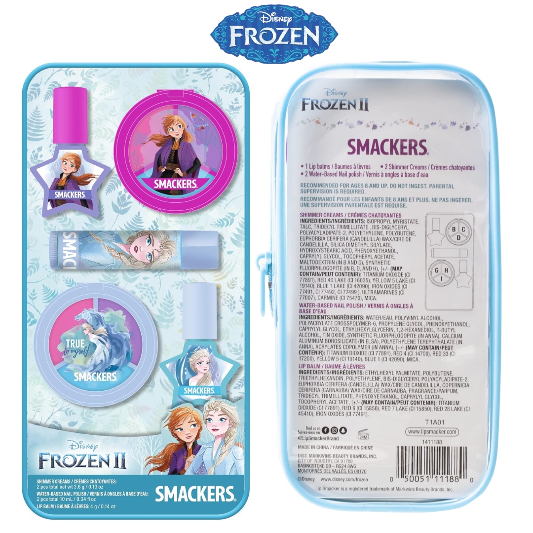 ใหม่ล่าสุด🎉นำเข้า ชุดเมคอัพ 5 ชิ้น ลิขสิทธิ์แท้จาก Lip Smacker 💖Hello Kitty, Disney Princess, Frozen ราคา 890 บาท