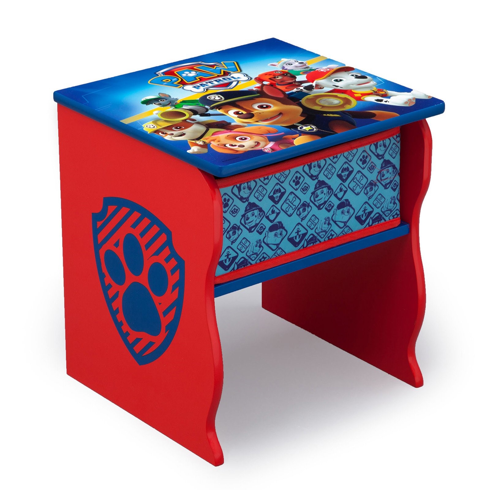 Nick Jr. PAW Patrol Wood Side Table with Storage by Delta Children