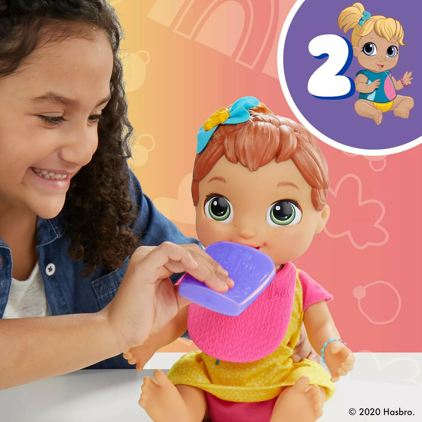 ตุ๊กตาเติบโตพูดได้ Baby Alive Baby Grows Up (Happy) - Happy Hope or Merry Meadow - Blue ราคา 2,990. -