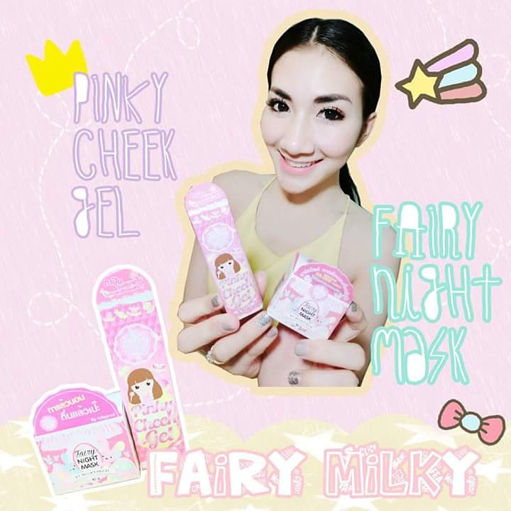 พิ้งกี้ ชีค เจล เจลแก้มอมชมพู (Pinky Cheek Gel By Fairymilky)