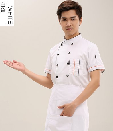 C6002007 เสื้อเชฟแขนสั้นโรงแรม ร้านอาหาร (พรีออเดอร์) รอสินค้า 3 อาทิตย์หลังโอน C6002007 ตัว