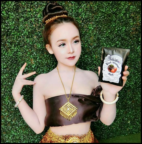 ฟินลาเซ่ มาร์คมะเขือเทศดำ Finla’se Black tomatoes Mask