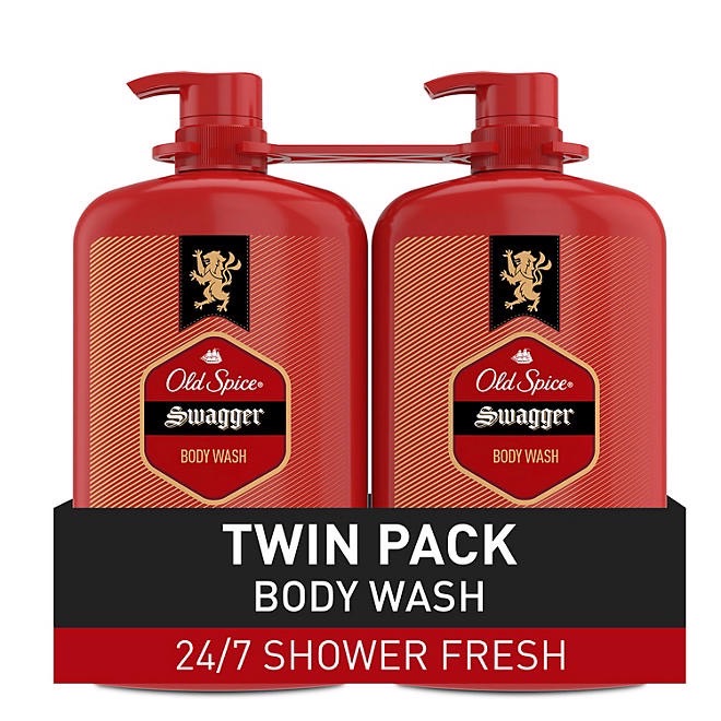 นำเข้า🇺🇸 โฉมใหม่!!! หอมมากกลิ่นติดนาน Old Spice Swagger Body Wash for Men สบู่อาบน้ำ 33.4 ออนซ์ ขนาดจัมโบ้