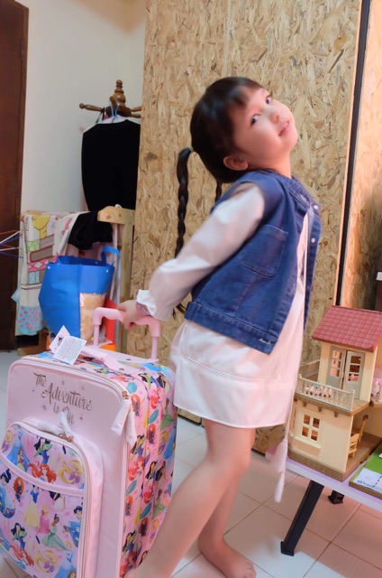 Disney store แท้💯กระเป๋าล้อลาก กระเป๋าลัคเกจ Disney Princess Animator Rolling Luggage กระเป๋าล้อลาก