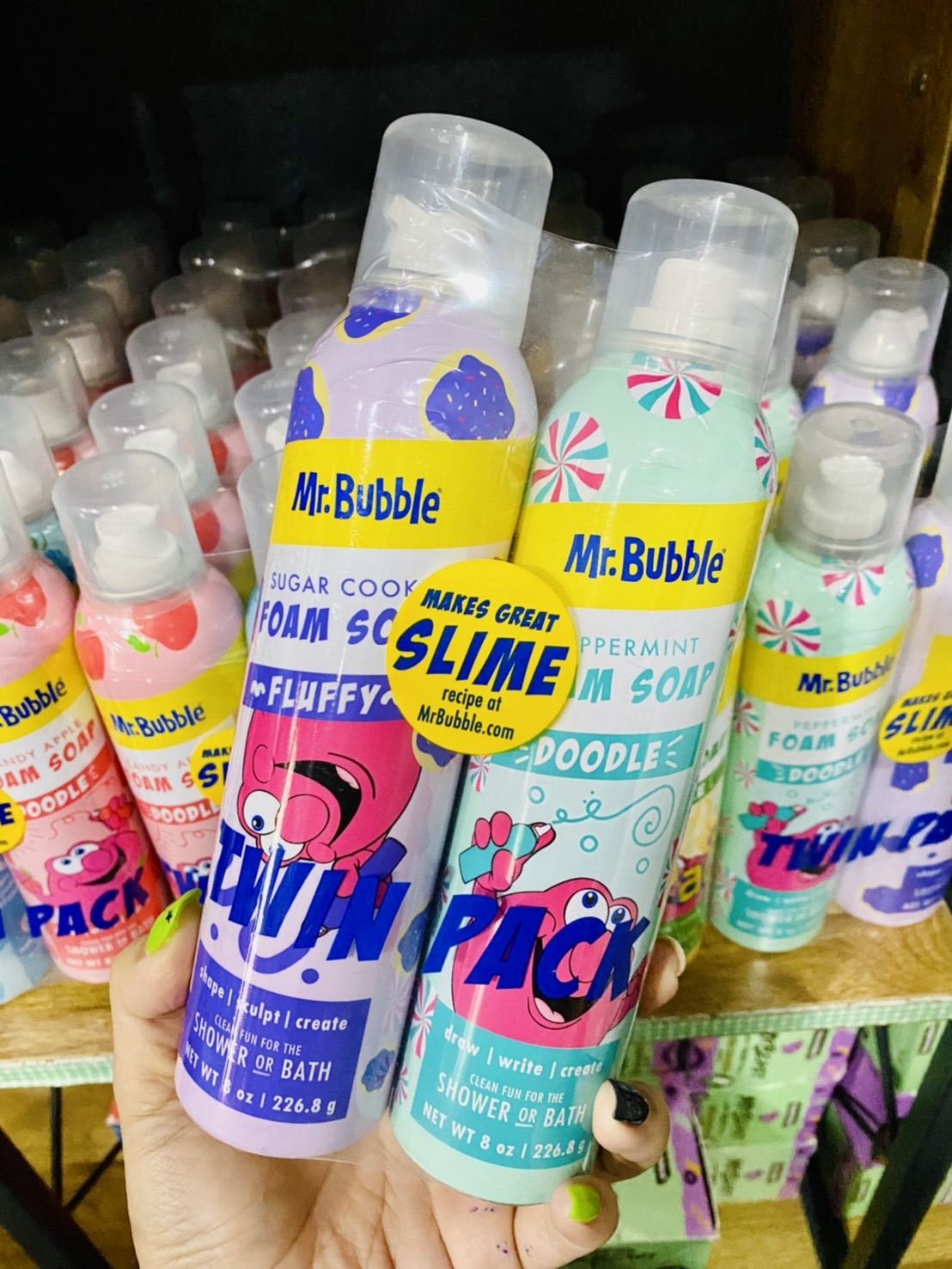 พร้อมส่ง อาบสะอาด อาบสนุก Mr.Bubble Foam Soap Twin Pack ขนาด 8 oz. Foam soap เป็นฟองโฟมนุ่ม ๆ