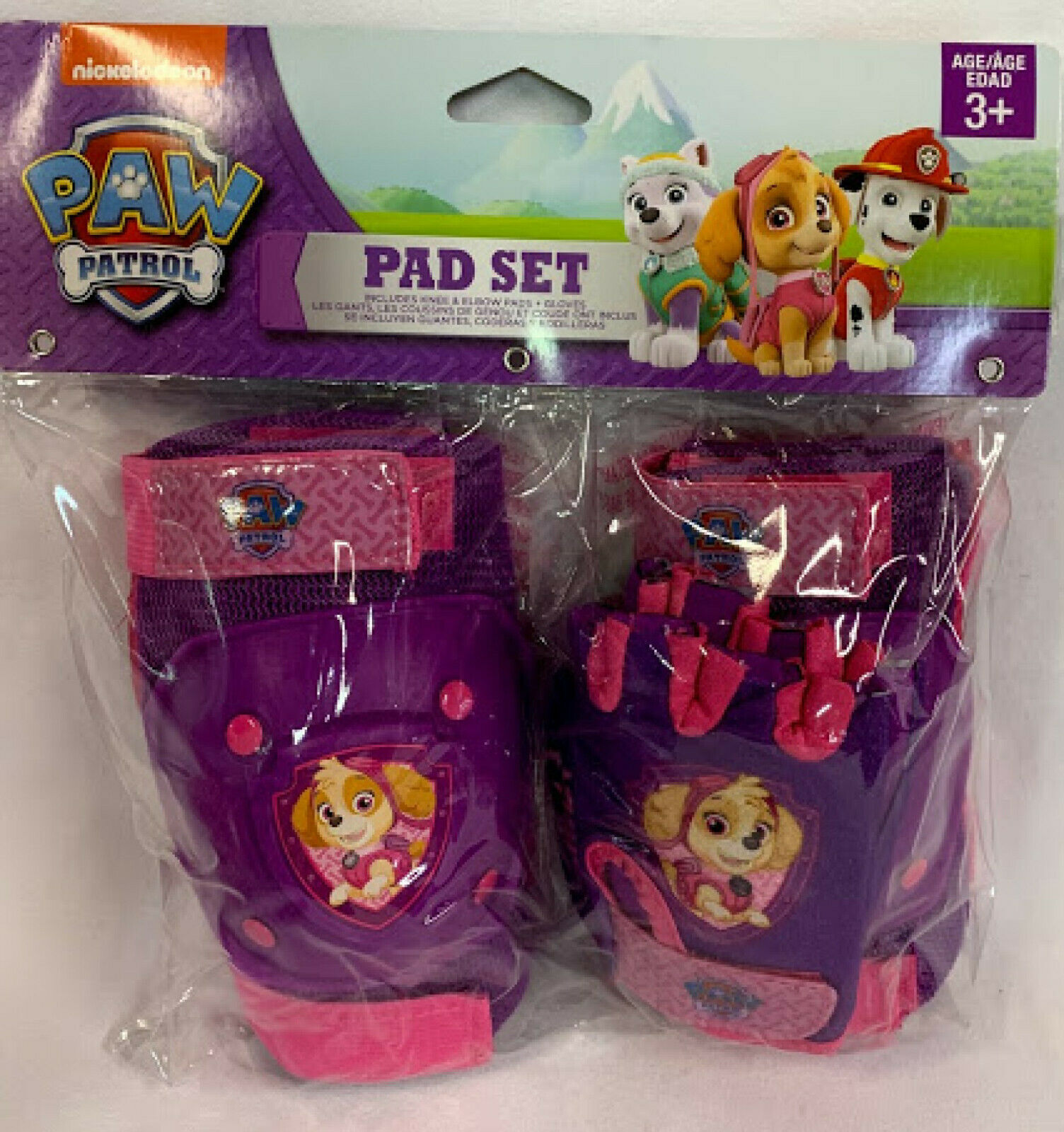 Paw Patrol Skye Protective Pad Set, Purple/Pink ชุดเซ็ทป้องกัน Paw Patrol ละ 1790.- บาท