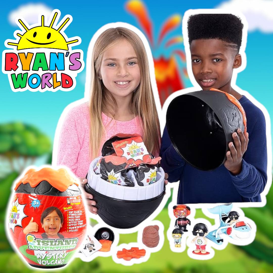 นำเข้า USA Ryans World Island Adventures ภูเขาไฟลึกลับยักษ์ ราคา 2,990 บาท เหมาะสำหรับเด็กอายุ 3 ขวบขึ้นไป