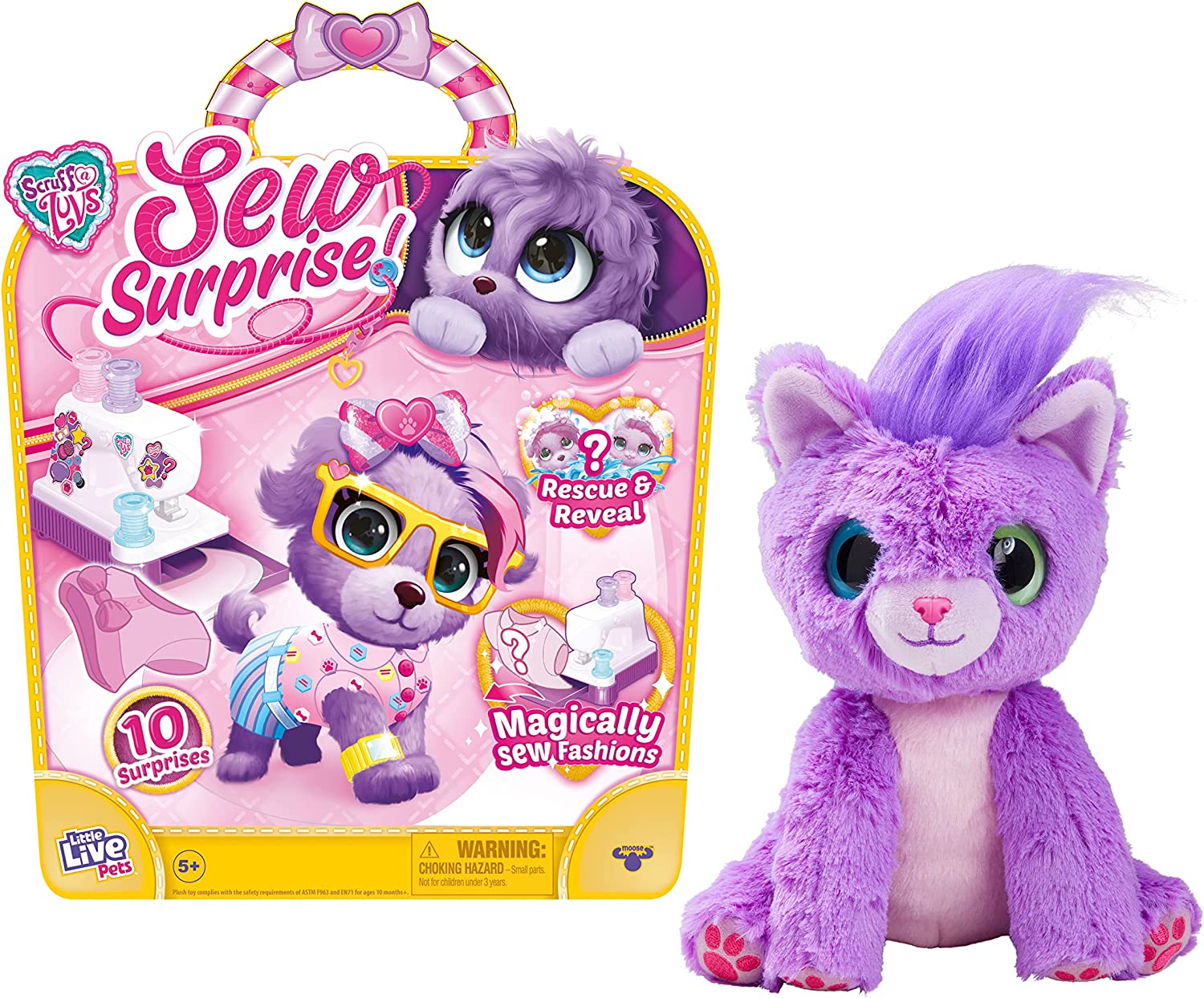 Little Live Pets | Scruff-a-Luvs Sew Surprise - ม่วง ราคา : 1,490 บาท
