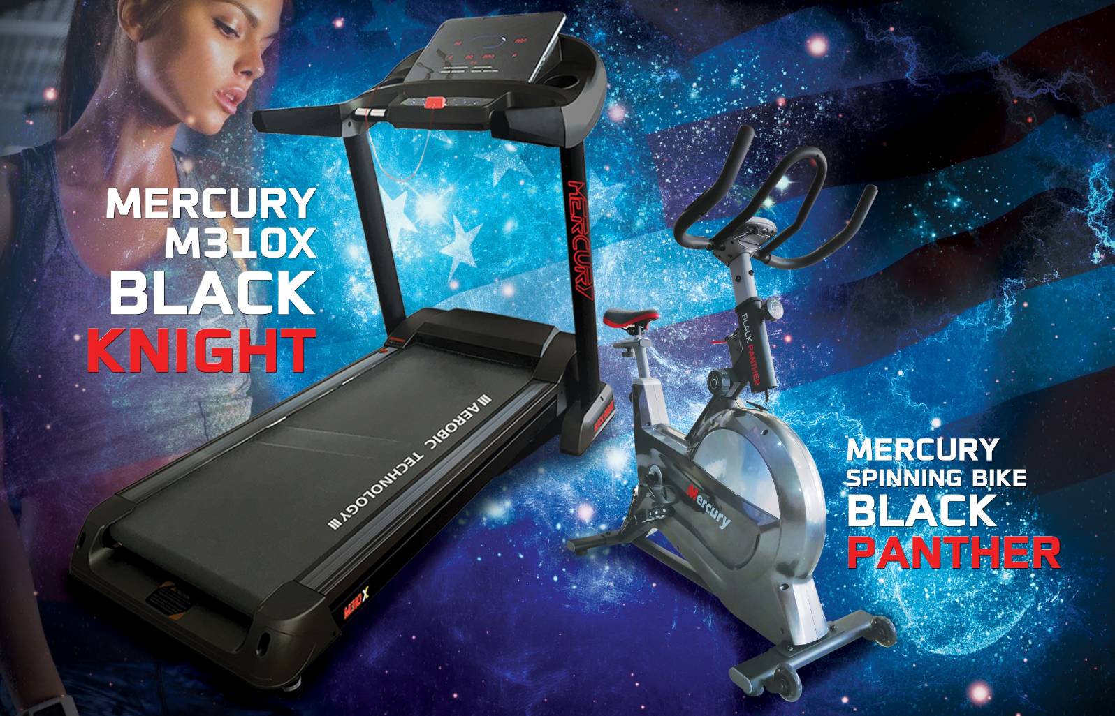 ลู่วิ่งไฟฟ้า Mercury M310X/6.0 hp ขายตัวโชว์