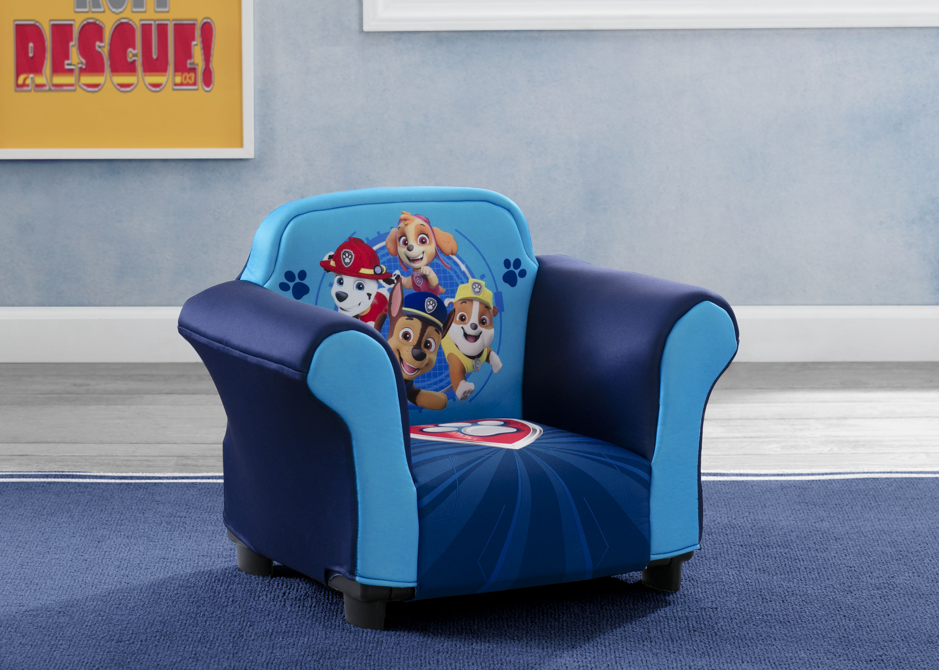 เก้าอี้โซฟา ลาย พาวแพทโทรล Paw Patrol Kids Nick Jr. PAW Patrol Kids Upholstered Chair with Sculpted Plastic Frame by Delta Children ราคา 4590