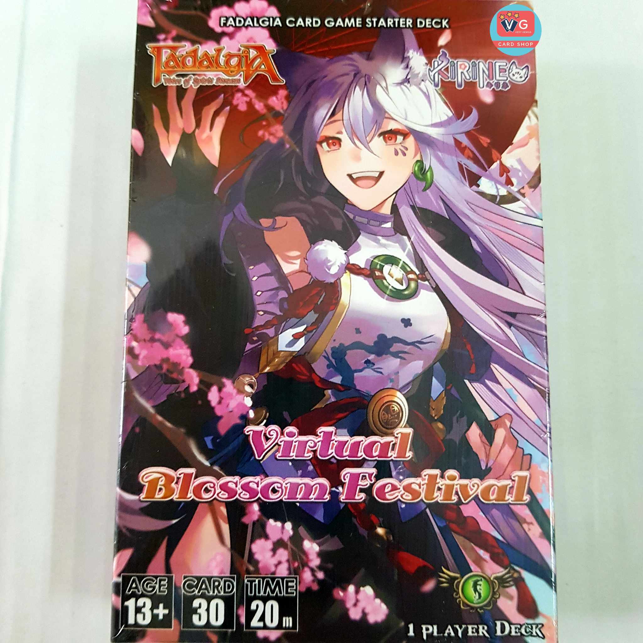 Starter Deck Kirine Virtual Blossom Festival Fadalgia ชุด 30 ใบ