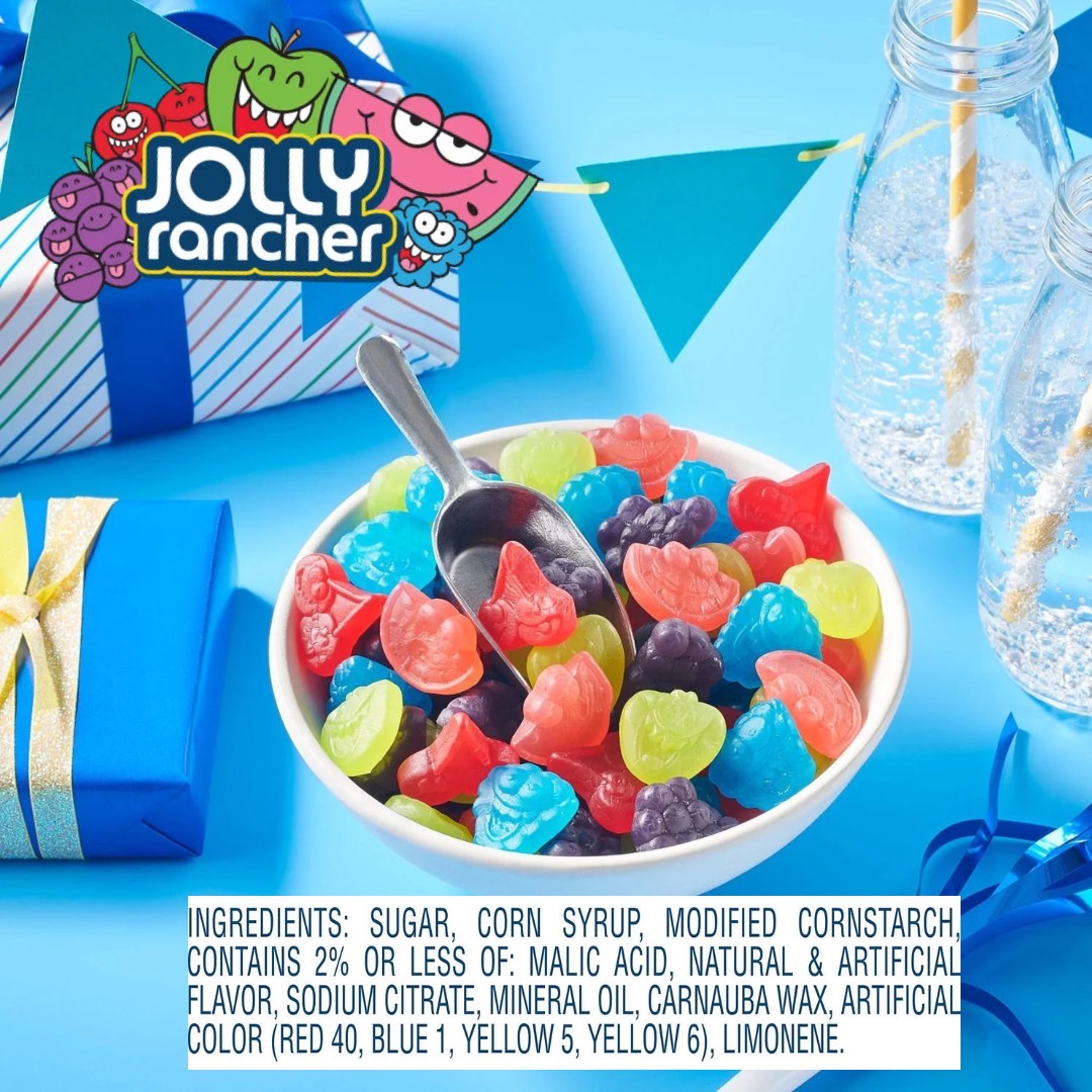 Newww ‼กัมมี่ยอดฮิตนำเข้าเองจาก🇺🇸 ของแท้ 💯 Jolly Rancher Gummies กัมมี่ผลไม้รวม ถุง 13 ออนซ์ ราคา 450 บาท / ถุง