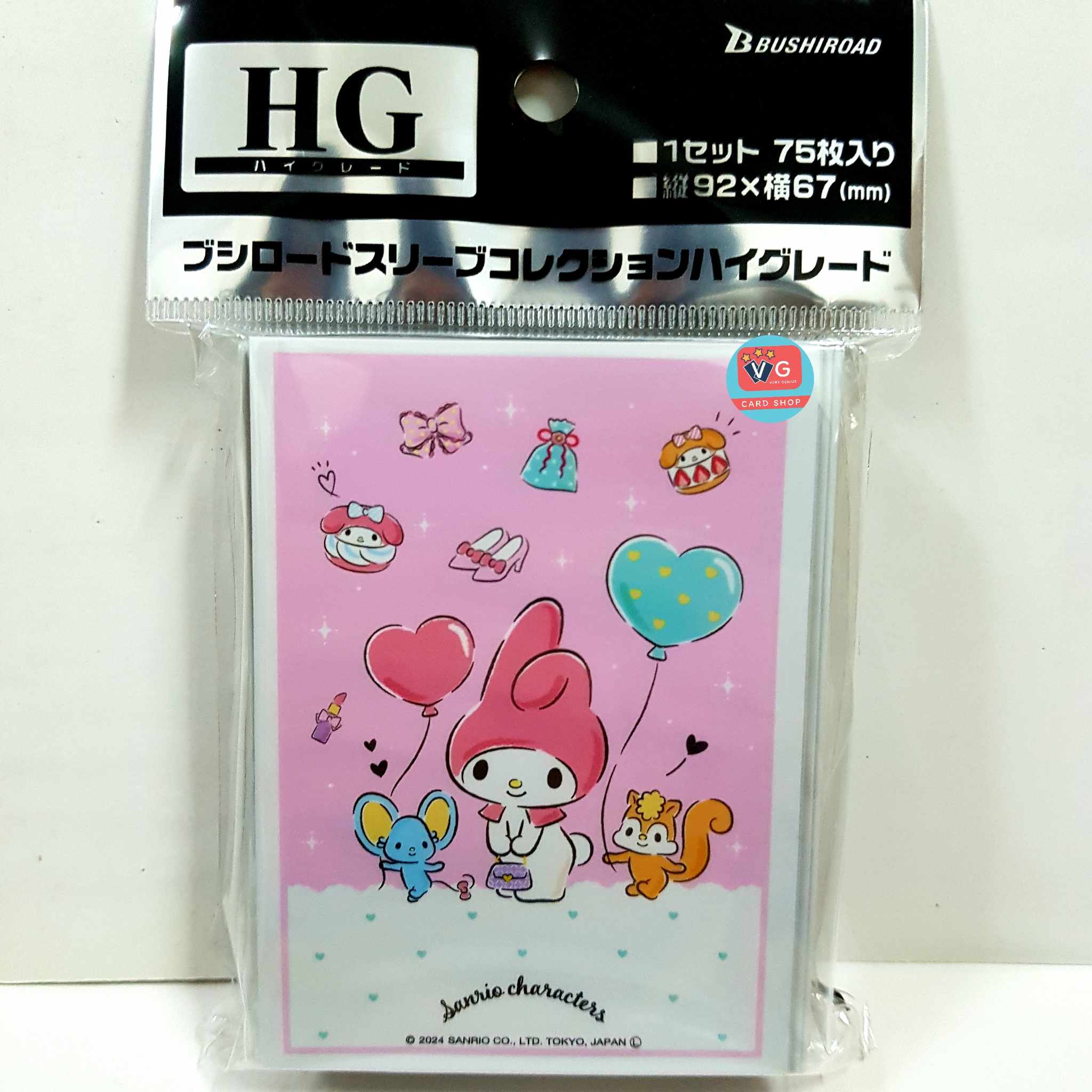 Sleeve Bushiroad X Sanrio ขนาด Standard ซองบัดดี้ไฟท์ ซองโปเกมอน ซองใส่การ์ด