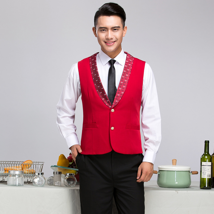 N6205006 ชุดพนักงานไนท์คลับ,Night wear,Tooling Bar Waiter,ชุดพนักงานบาร์,ชุดพนักงานโรงหนัง,ชุดพนักงานโรงละคร คาซิโน สีภาพ L-4XL N6205006 เสื้อกั๊กตัวเดียว