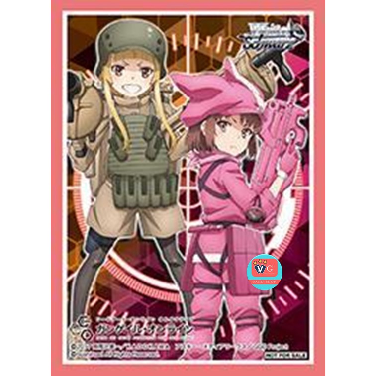 Weiss schwarz sword art online alternative GUN GALE ONLINE Sleeve ซองใส่การ์ด Bushiroad 55 ใบ