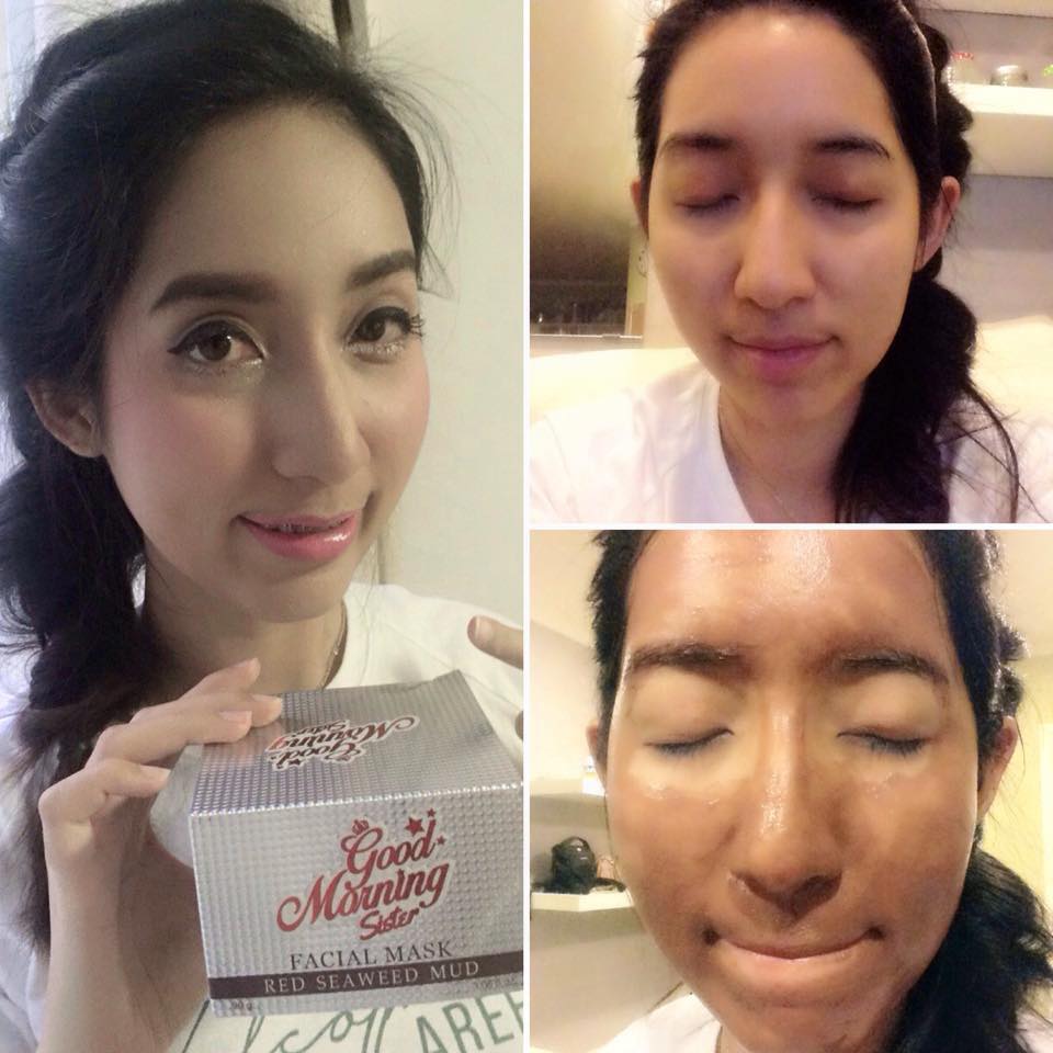 มาส์กหน้าโคลนสาหร่ายแดง (Good Morning Sister Facial Mask Red Seaweed Mud)