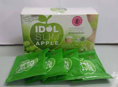 ไอดอลสลิมแอปเปิ้ล (IDOL SLIM APPLE เครื่องดื่มผลไม้เพื่อลดน้ำหนัก สูตรระเบิดไขมัน)