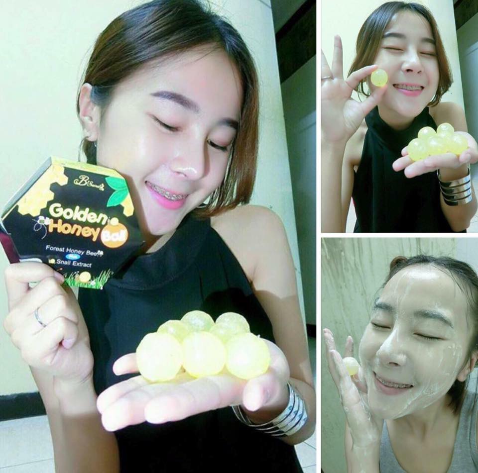 มาส์กลูกผึ้ง (B'secret Golden Honey Ball)