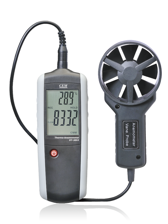 CEM instruments DT-3893 Thermo-Anemometer