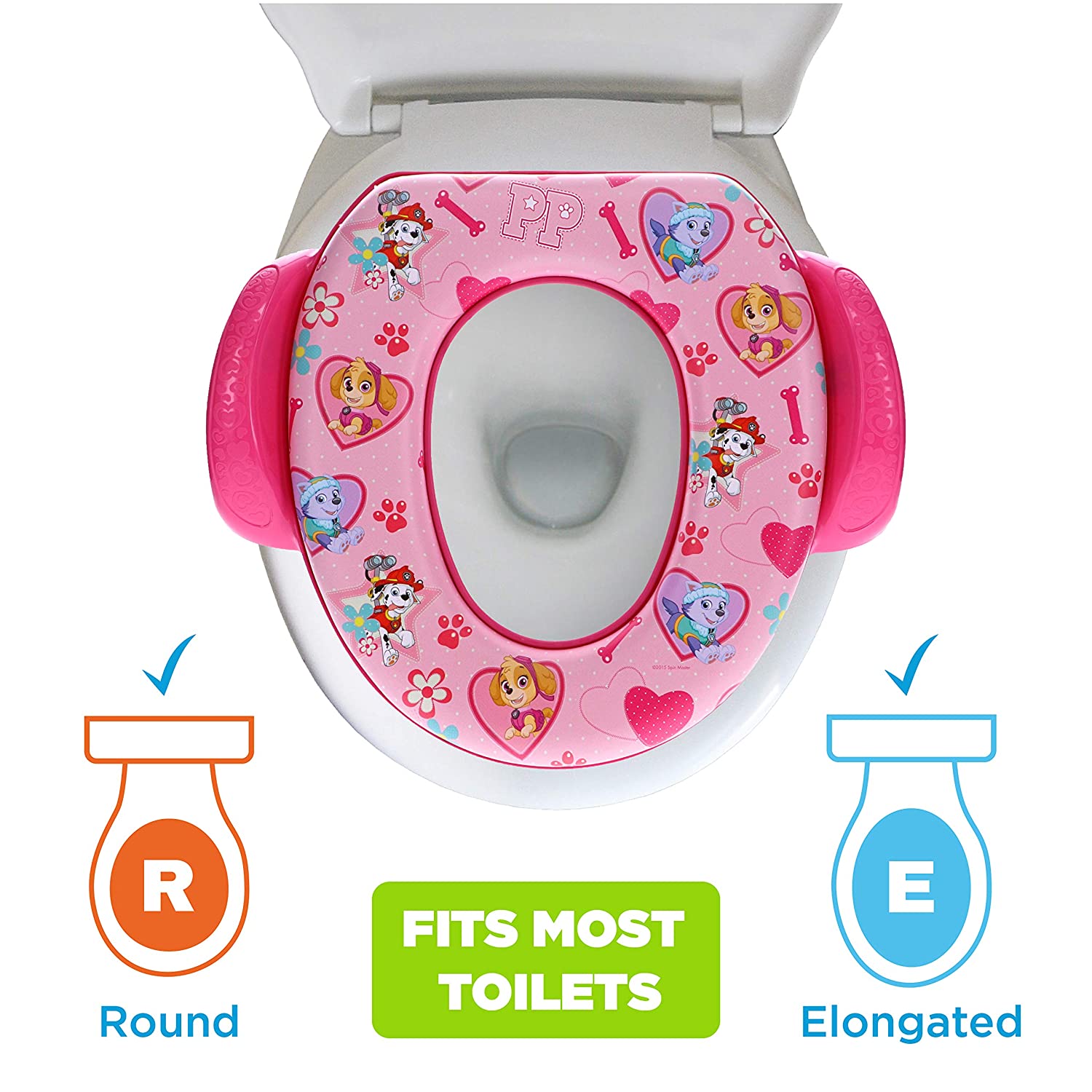 เบาะรองชักโครกเด็ก Nickelodeon Paw Patrol Skye and Everest Soft Potty Seat ราคา 950 บาท