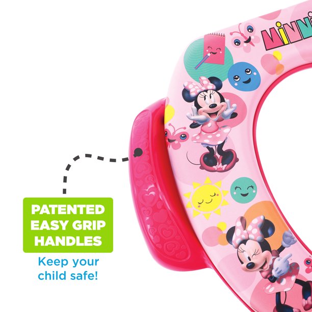 ที่รองชักโครกเด็ก ลายมินนี่ เม้าท์ Disney Ginsey Home Solutions Potty with Hook - Minnie Mouse