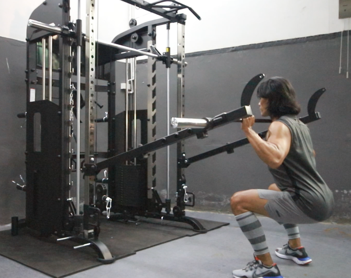 สมิทแมชชีน i5 Flow Jammer arms,+ม้านั่ง819A + แผ่นหุ้มยาง, Fullset, Smith Machine i5 Flow Jammer