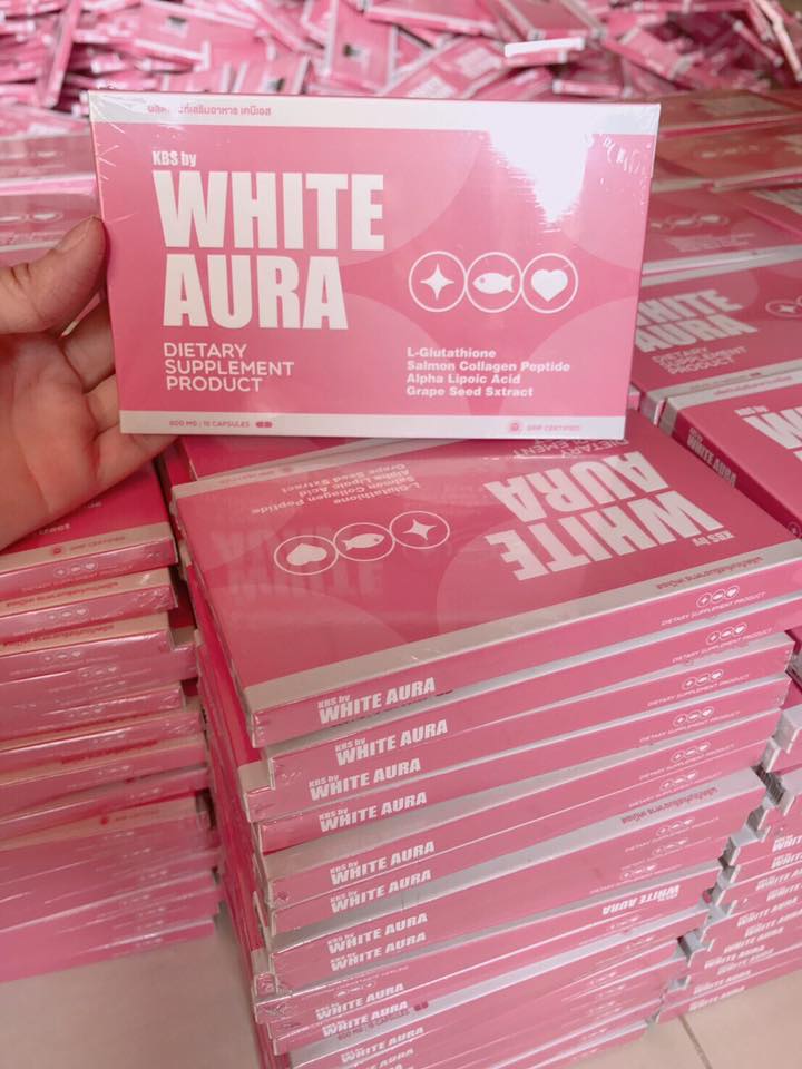 กลูต้าไวท์ออร่า (kbs by white aura)