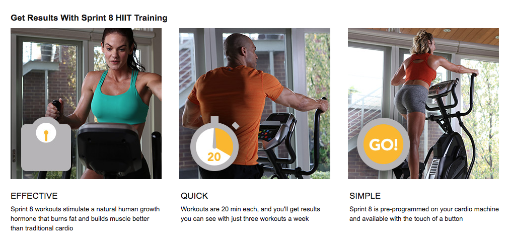 Elliptical horizon ht.50 peak trainer/เครื่องเดินวงรี