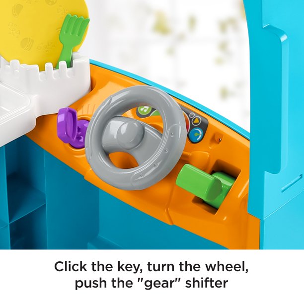 ใหม่ล่าสุด!! รถบรรทุกขายอาหารแสนสนุก Fisher-Price Laugh & Learn Servin' Up Fun Food Truck