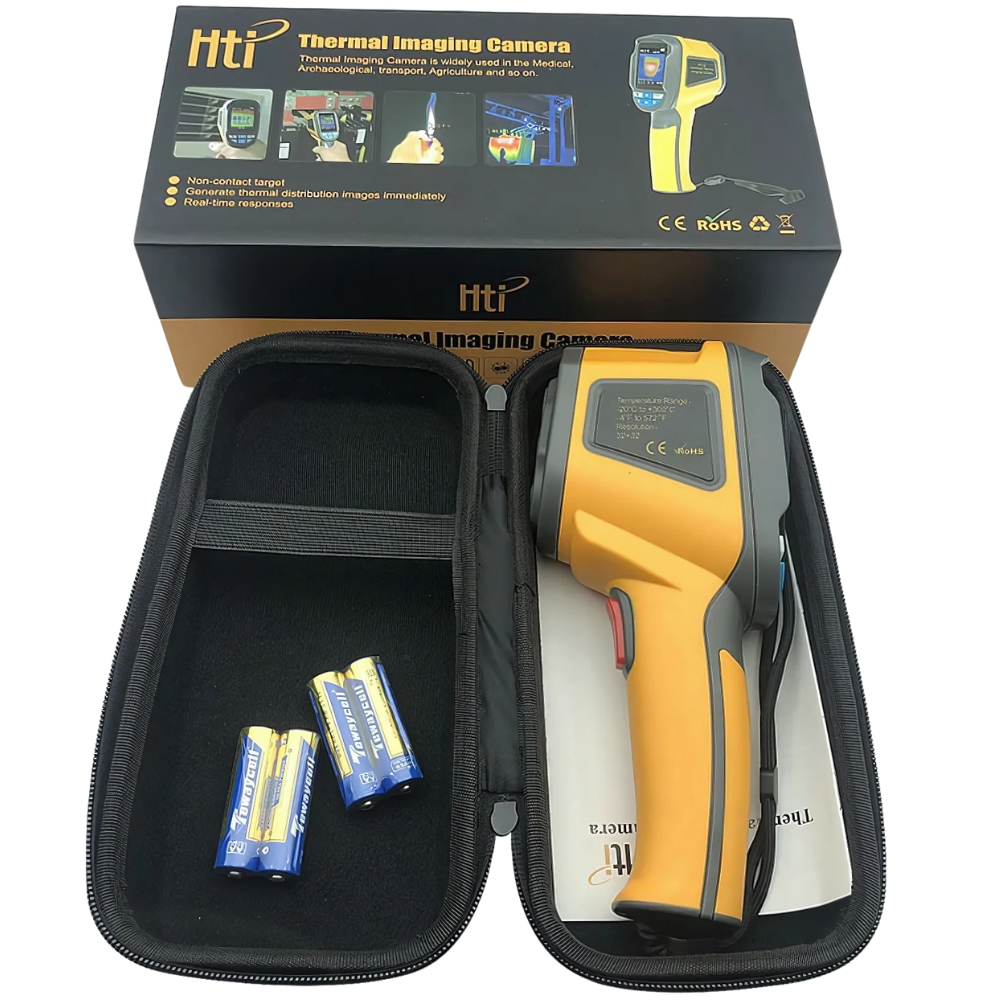 HTI รหัส รุ่น HT-02 กล้องถ่ายภาพความร้อนกล้องจับความร้อน,Thermal imager with SD card storage,temperature range:-20～300c