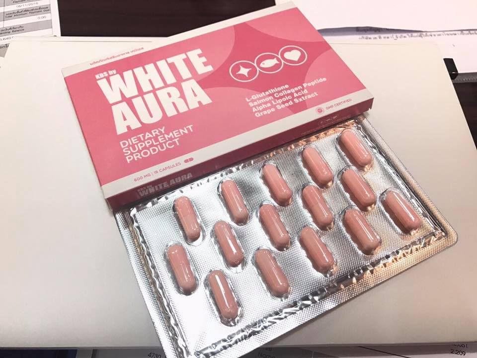 กลูต้าไวท์ออร่า (kbs by white aura)