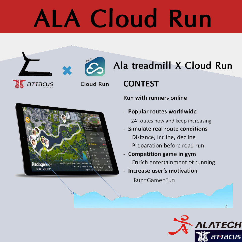 ลู่วิ่งไฟฟ้า Alatech / Attacus AT500 (Taiwan)