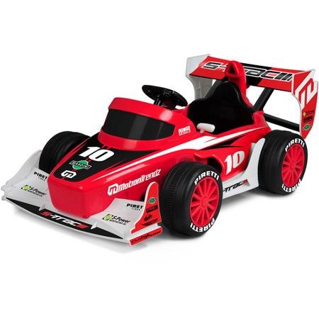 รถแบตเตอรี่ รูปทรงรถแข่งเฟอรารี่ MotionTrendz F1 Racer 6-Volt Battery-Powered Ride-On