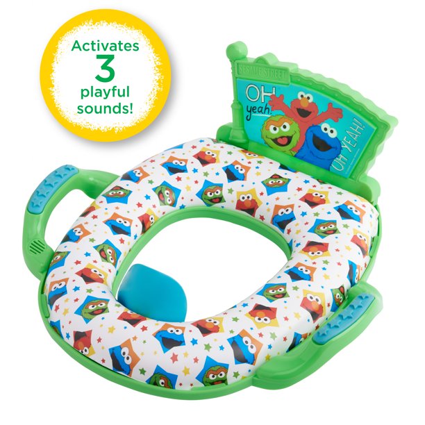 ฝารองชักโครก เด็ก Sesame Street "Oh Yeah!" Deluxe Potty Seat with Sound