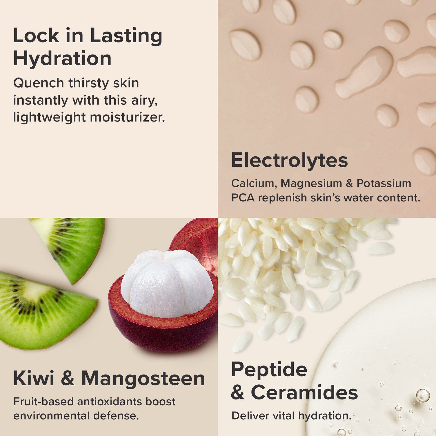 PAULA'S CHOICE :: Water-Infusing Electrolyte Moisturizer ครีมบำรุงสูตรอิเล็กโทรไลต์ช่วยเติมความสดชื่นให้ผิวที่ขาดน้ำ ผิวชุ่มชื้นขึ้นด้วยเนื้อสัมผัสบางเบาซึมสู่ผิวเร็ว และฟื้นบำรุงให้ผิวชุ่มน้ำดูอิ่มเอิบ