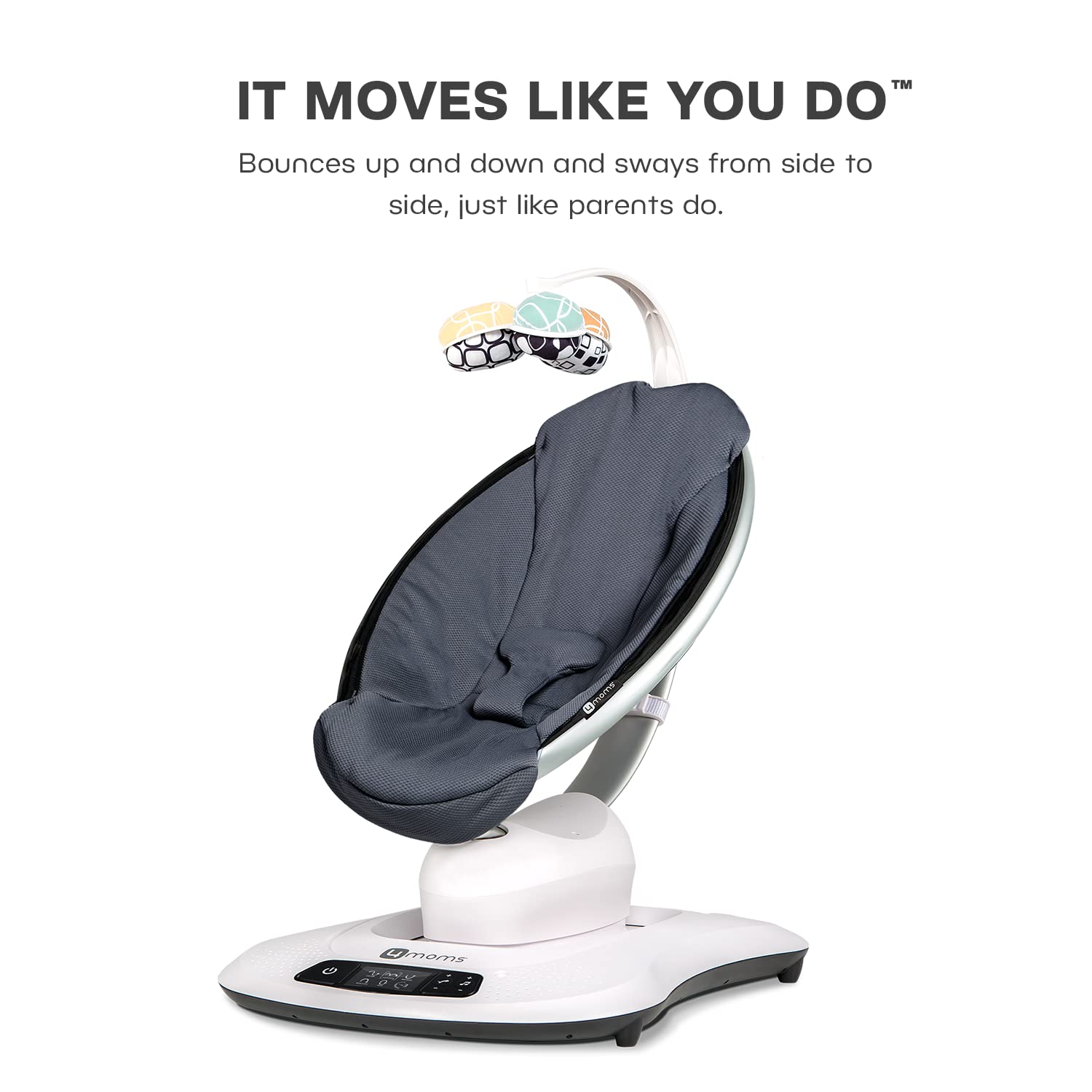 เปลไกวไฟฟ้า สีดำคลาสสิค 4moms - MAMAROO Classic black