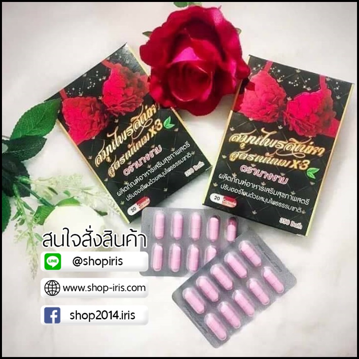 สมุนไพรสิเน่หา สูตรเน้นนมx3 ตรานางงาม