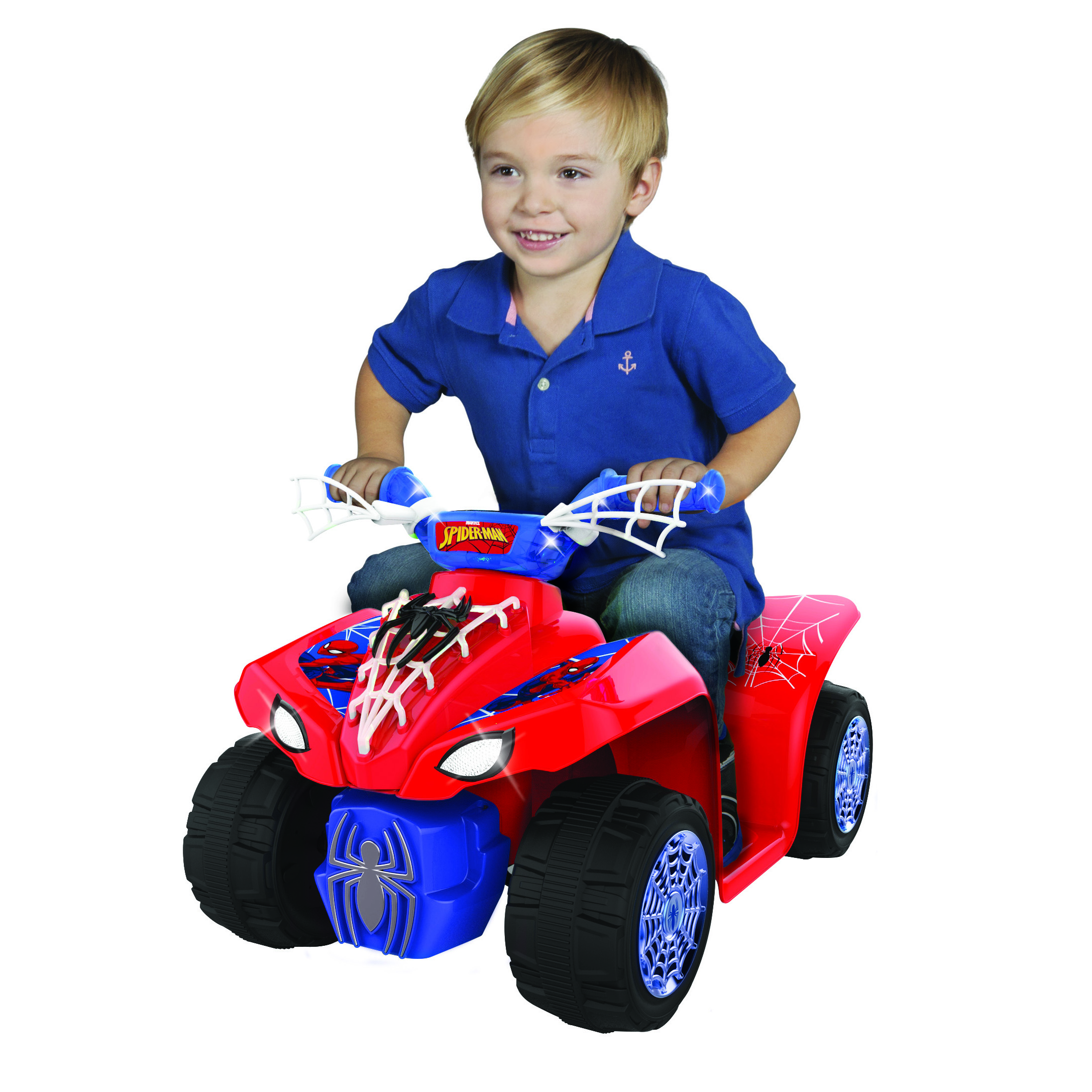 รถแบตสไปเดอร์แมน 6 Volt Marvel Spiderman Ride On Toy พร้อม Light Up Eyes