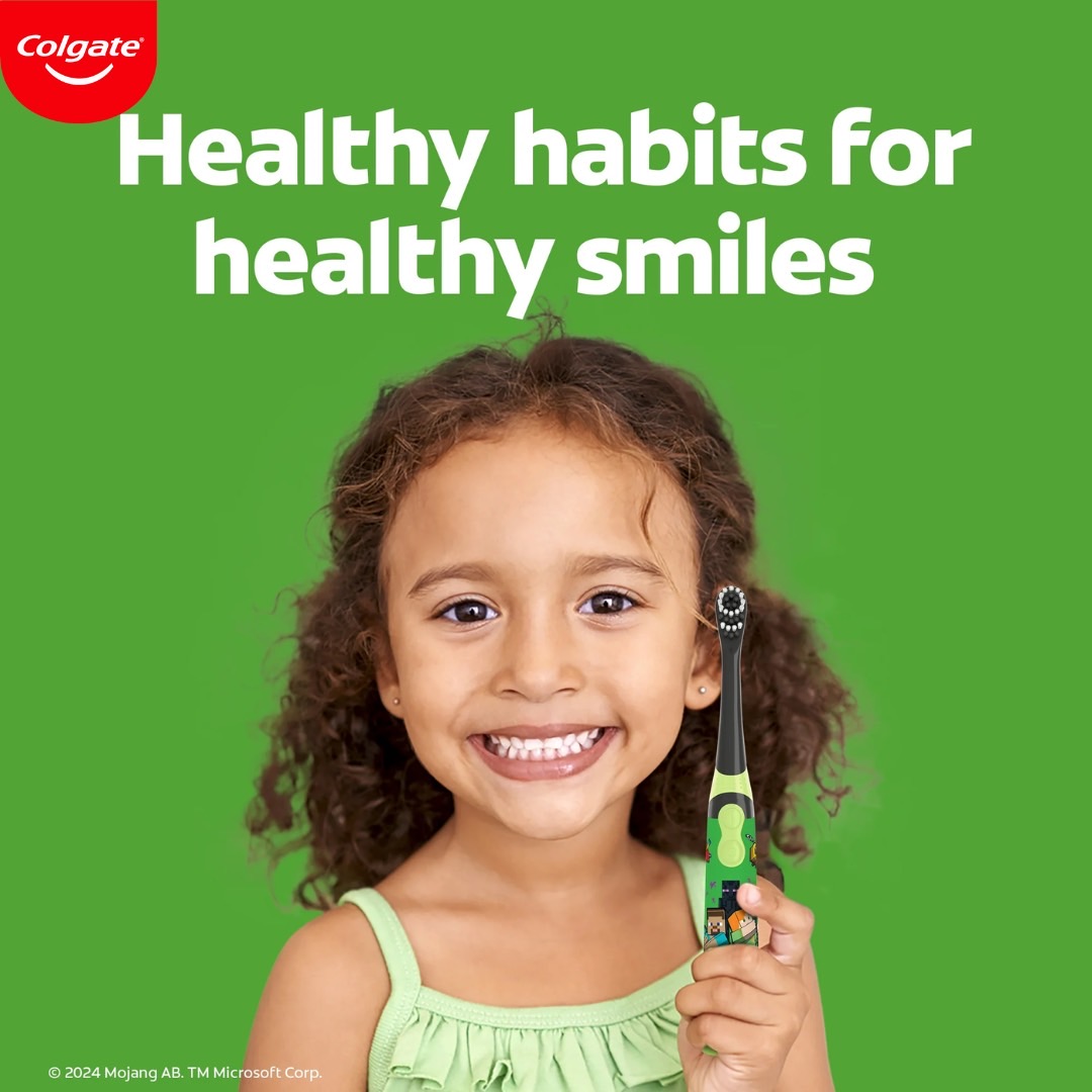 นำเข้า 🇺🇸 Colgate Kids Toothbrush Set Minecraft Gift Set - ชุดแปรงสีฟันเด็กคอลเกตไมน์คราฟต์รสมิ้นต์ ราคา 990 บาท/เซท