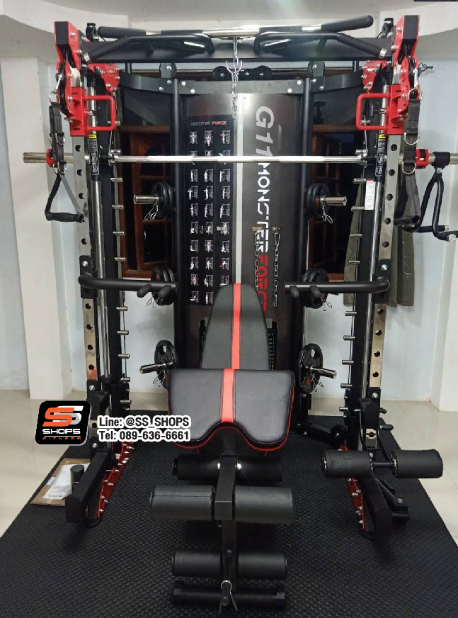 Jammer Arms แจมเมอร์ อาร์ม อุปกรณ์เสริมใช้กับ Smith Machine MONSTER FORCE G11 สมิทแมชชีนG11