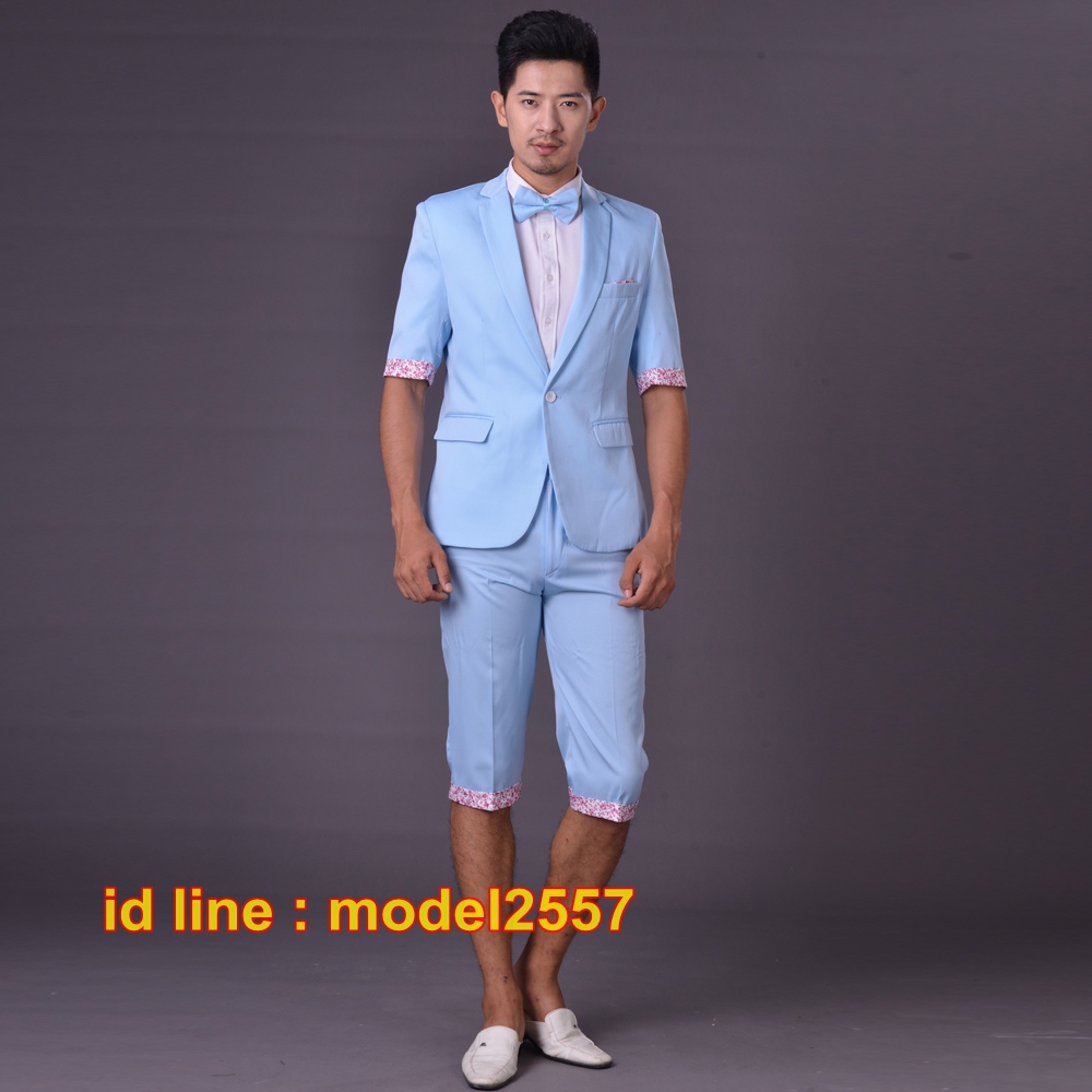 JM6102007 ชุดเสื้อสูทงานเลี้ยงผู้ชายสูทกางเกงขาสั้น (pre) JM6102007 ชิ้น