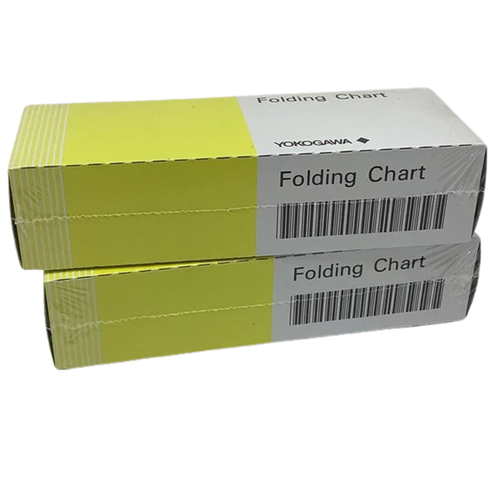Yokogawa รหัส B9565AW กระดาษบันทึกแผนภูมิแบบพับ,Z-fold chart recorder paper for recorders:µR10000 series,paper(rec)WxL:114(100)mm&16m