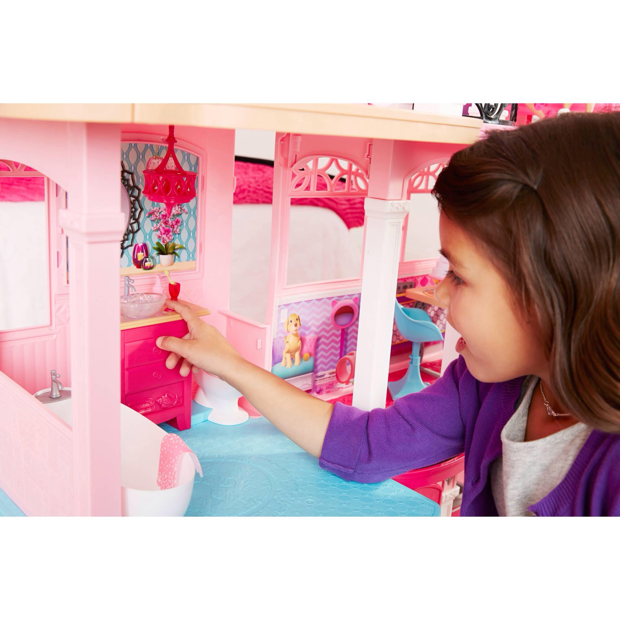 Barbie Dreamhouse บ้านบาร์บี้หลังใหญ่ มีเสียงและไฟ ลิขสิทธิ์แท้จากอเมริกา