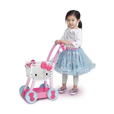 Hello Kitty Shopping Cart รถเข็นช๊อปปิ้ง คิตตี้ ลิขสิทธิ์แท้จาก ห้าง Toysrus อเมริกา