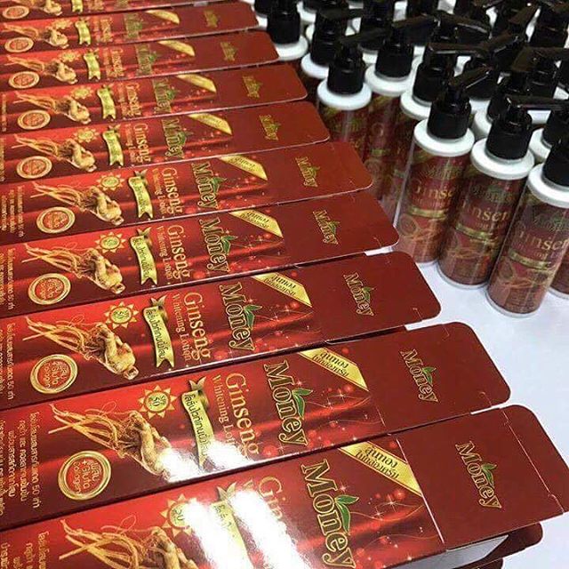 โลชั่นกันแดดโสมมันนี่ (Ginseng Whitening Lotion by Money)