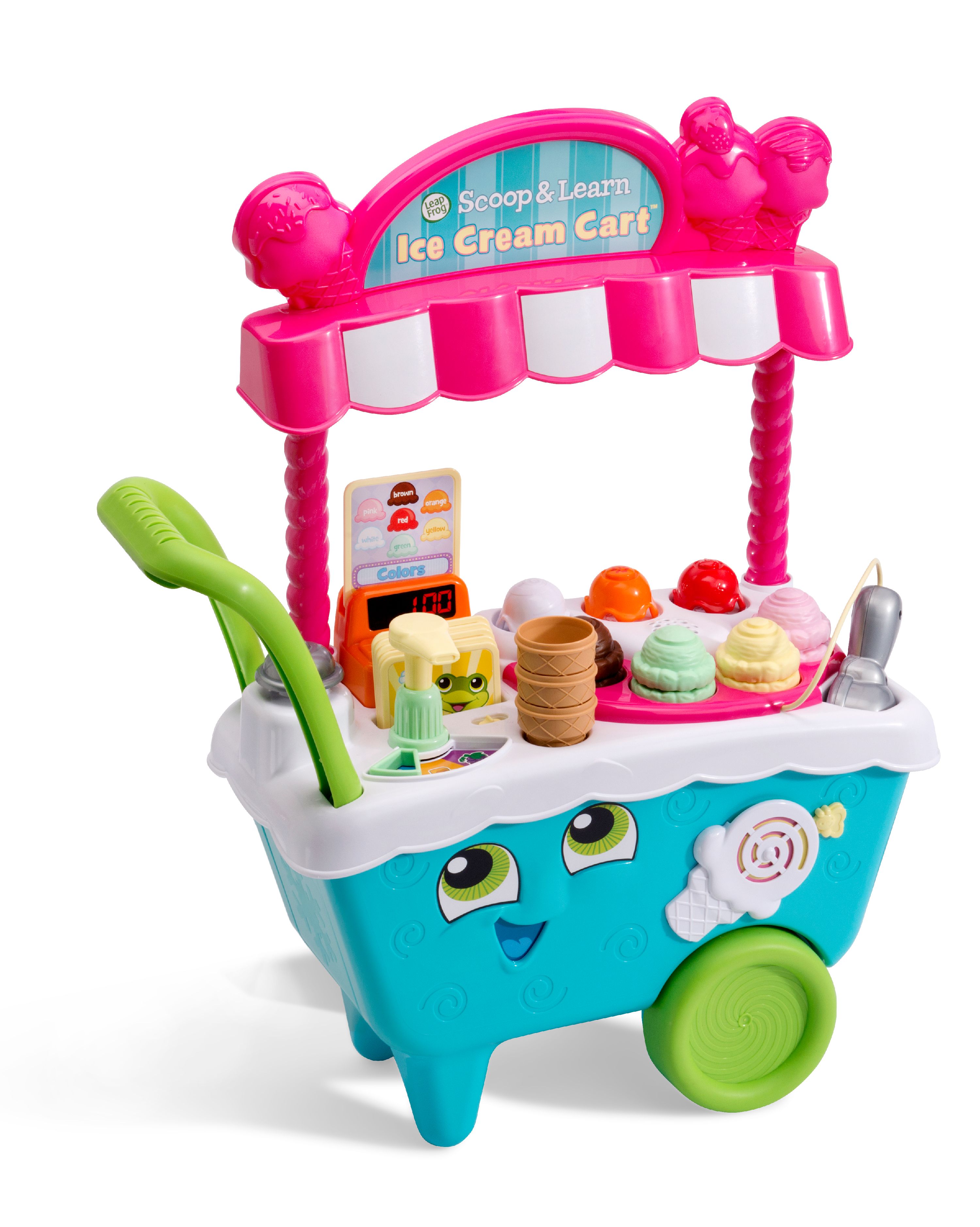 รถขายไอศครีมเด็ก LeapFrog Scoop and Learn Ice Cream Cart สื่อการสอนเด็กแนวของเล่น จากแบรนด์ดัง นำเข้า USA