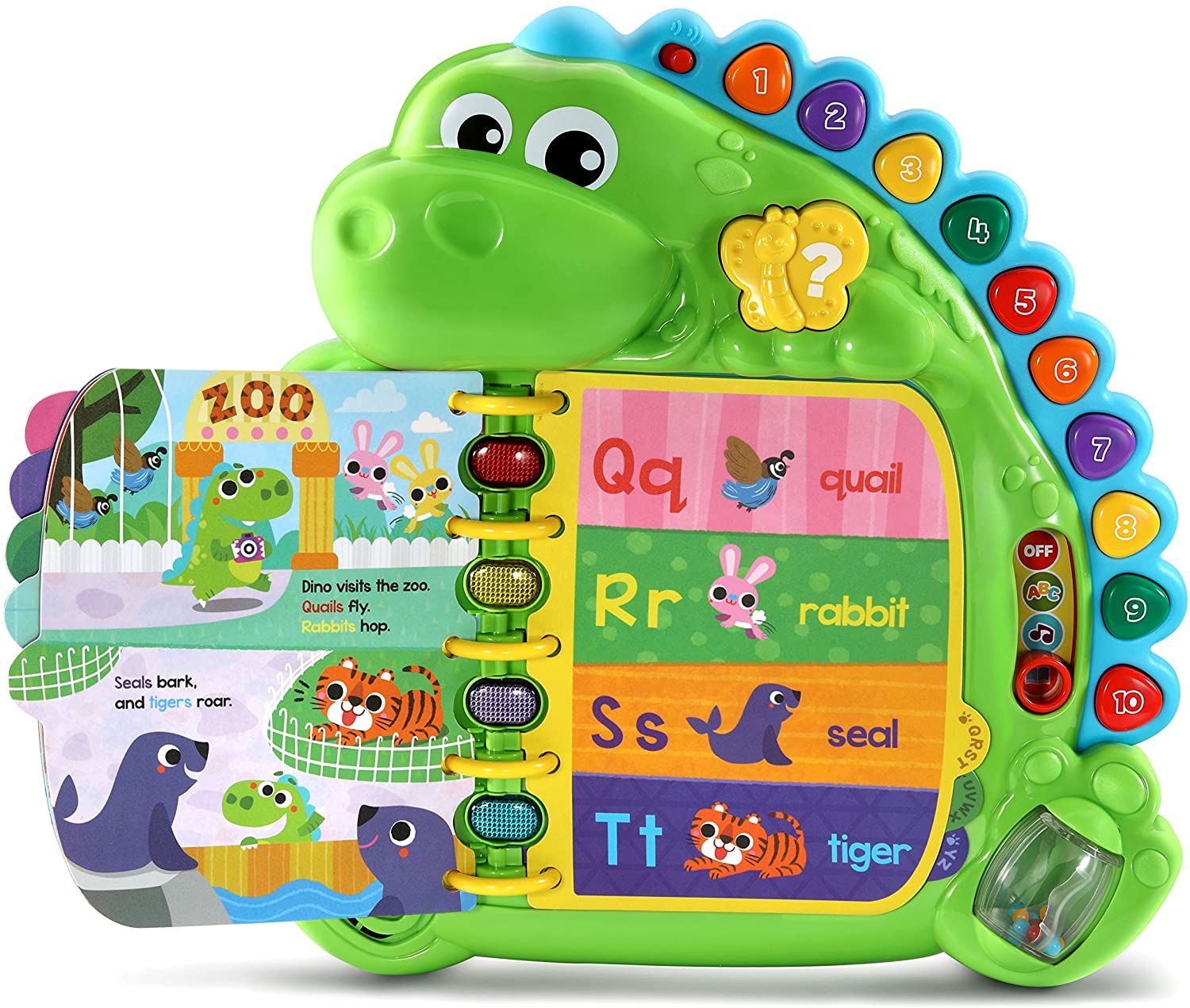 หนังสือตัวอักษร Delightful Day ของ LeapFrog Dino สีเขียว ราคา 1,350 - บาท
