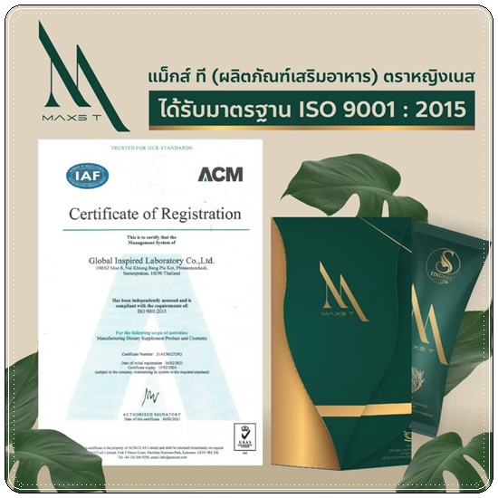 ชาขับโซเดียม Maxs'T แม็คส์ที ตราหญิงเนส